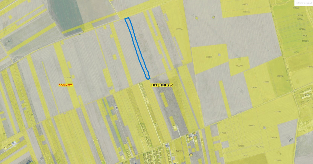 DOMNESTI-EWE RESIDENCE, 10.000 mp, D=22 metri, langa Drumul Radial