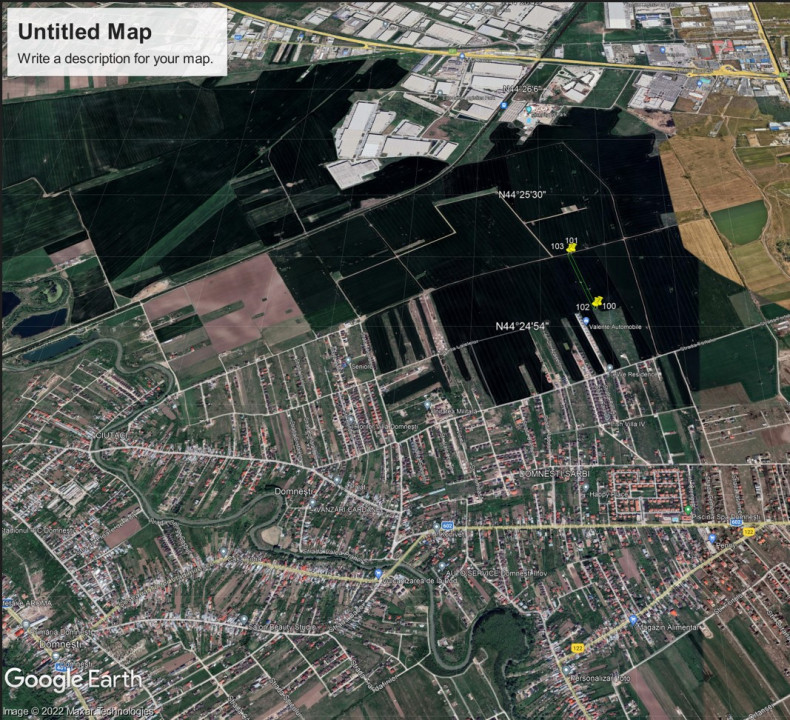 DOMNESTI-EWE RESIDENCE, 10.000 mp, D=22 metri, langa Drumul Radial